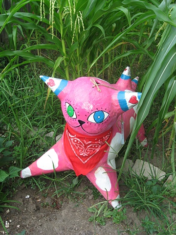 paper mache sculpture