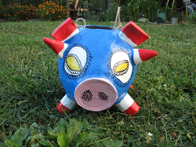 paper mache animal