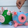 monster mini piggy banks