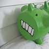 green two faced caterpillar