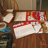 recycle and make art work...