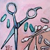 Scissor and Q-tips