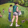 Pastoral Teen Scene Circa 1984