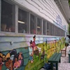 Mural in progress