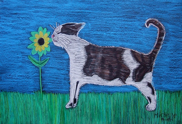 Sunflower Kitty