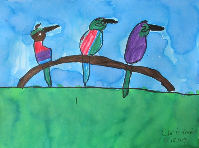  Birds on a Branch by Chris Freitas