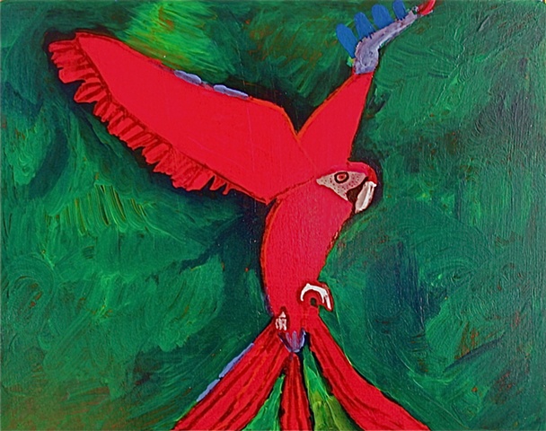 Parrot tray top
