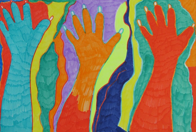The Hands of Charles, Chris, and Tim