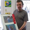 Ian Hardie with a red ribbon for "Purple Storm"