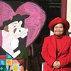 Mindy and her "Love"ly window