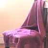 Silk blanket woven over the duration of the exhibit