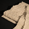 Alpaca and wool think and thin shawl