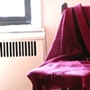Silk blanket woven over the duration of the exhibit