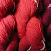 Cochineal-dyed skeins of yarn
