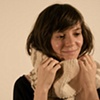 Alpaca and wool think and thin shawl