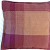 organic handwoven cotton pillow 15"x15"