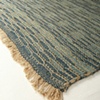 Indigo dyed silk