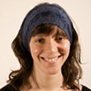 Woven Shibori, Silk, hand-dyed with natural indigo