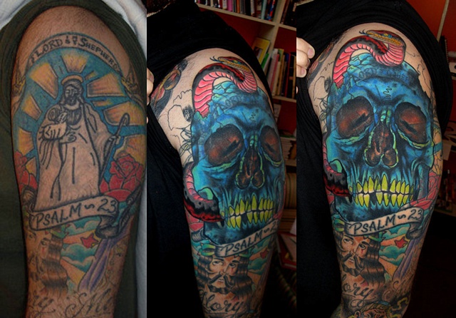 Jesus Skull Cover-Up