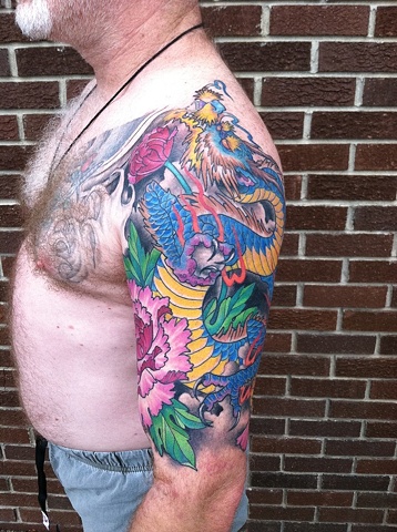 Peony and Dragon