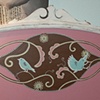 Pink Girlie Bed Headboard