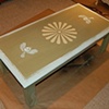 Folk Art Coffee Table in Sage