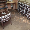 Chocolate, Blue and Cream Dresser set