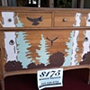 Birch and Flowering Shrubs Dresser