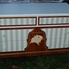 Striped Bunny Dresser
