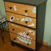 Black Flora and Fauna Bedroom Set