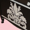 Black Damask Dresser