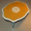 Cute Occasional Table with Daisy Detail