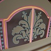 Queen Sized Sage Bed, Solid Wood with Bun Feet