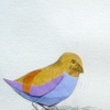 two birds in a basket, or  nest