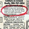 ad in the 'Houses for Rent' section of the 'Daytona Beach News Journal'