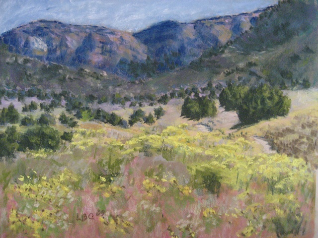 Bear Canyon Chamisa - Plein Air