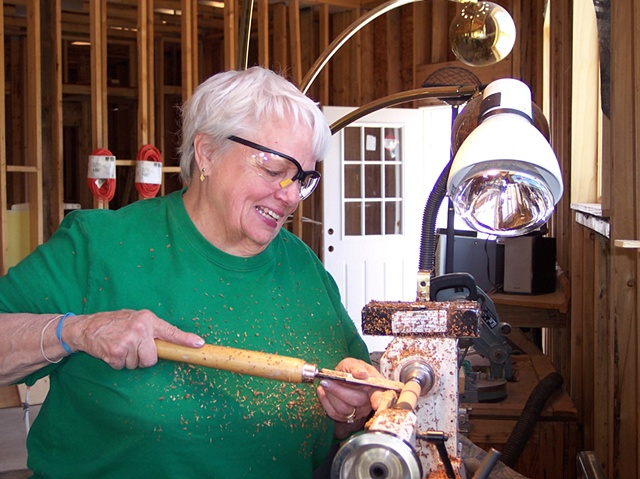 Wood Turner Shirley Holstrom