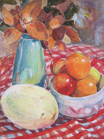 White Bowl and Melon