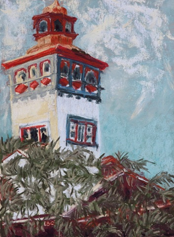 Lodge Tower, Summer Morning