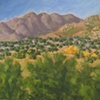Sandia Autumn Cottonwoods - Plein air