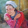 Girl With Flowers