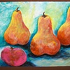 Three Pears And A Plum