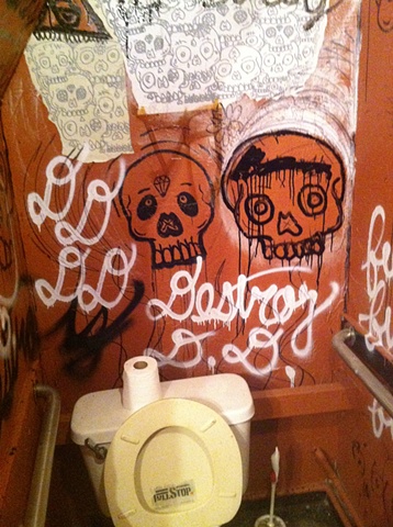 Burro Bar bathroom (detail in progress)
photo: Jack Diablo