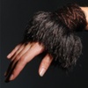Short Sleeved Fringed Cuffs