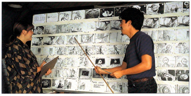 Nightmare Before Christmas Storyboards