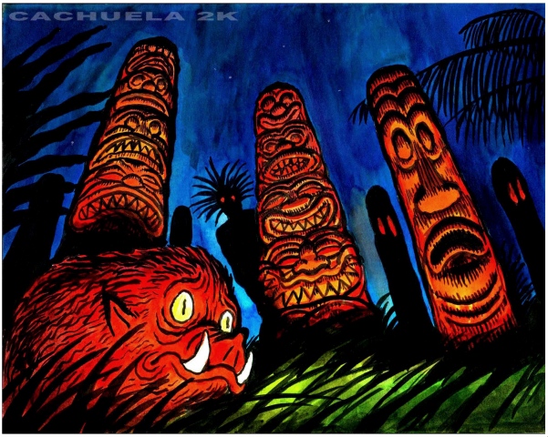 Boar with Tikis