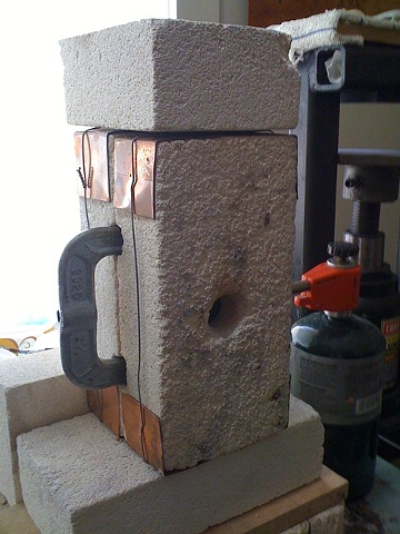 The heating process begins