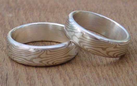 Twist Pattern Wedding Bands