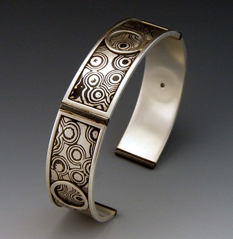 Mokume Gane Inlay Cuff