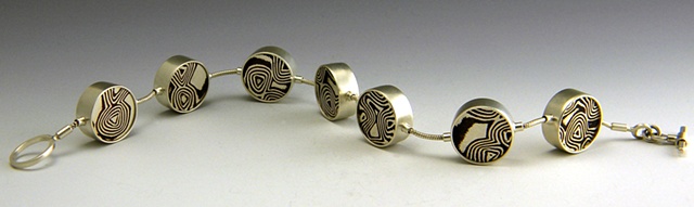 Disc Linked Bracelet
